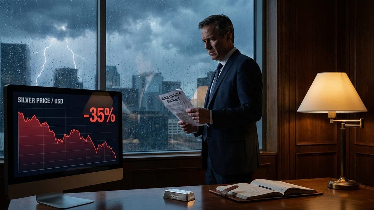 Crypto's Unlikely Loser: Silver's 35% Plunge Beats Bitcoin in Liquidations