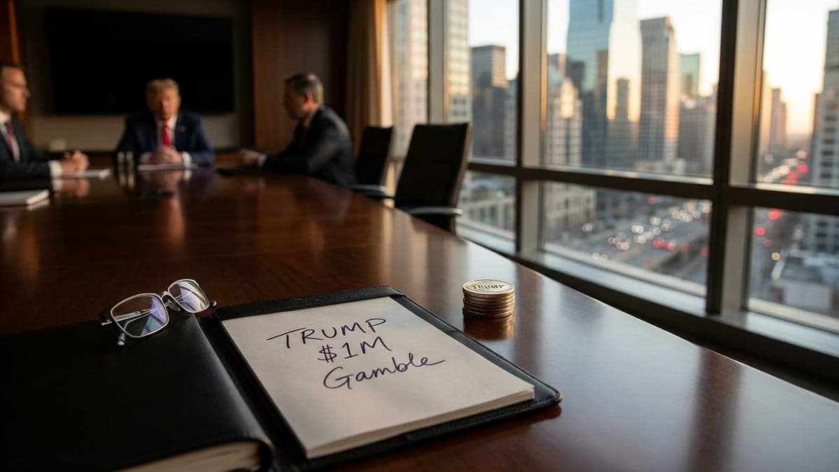 TRUMP Meme Coin's $1 Million Gamble: A Last-Ditch Effort?