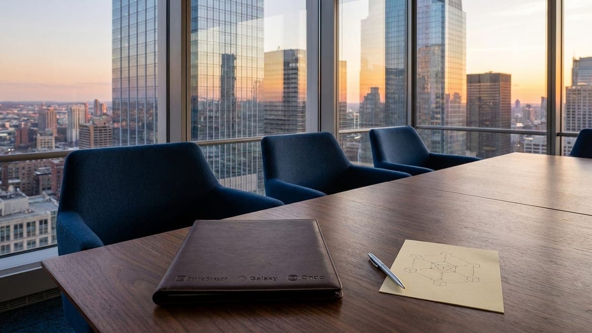 Tokenized Cash Sweep: State Street, Galaxy, and Ondo Join Forces